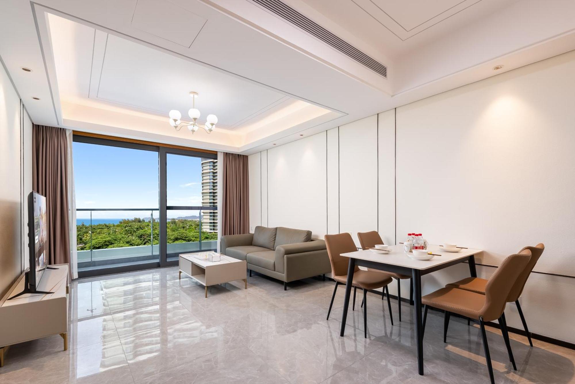 Puhai Sea View Apt By Hailan Tour At Sanya Yazhou Bay#Only 100 Meters To Beach And Sea Swimming Area Zewnętrze zdjęcie