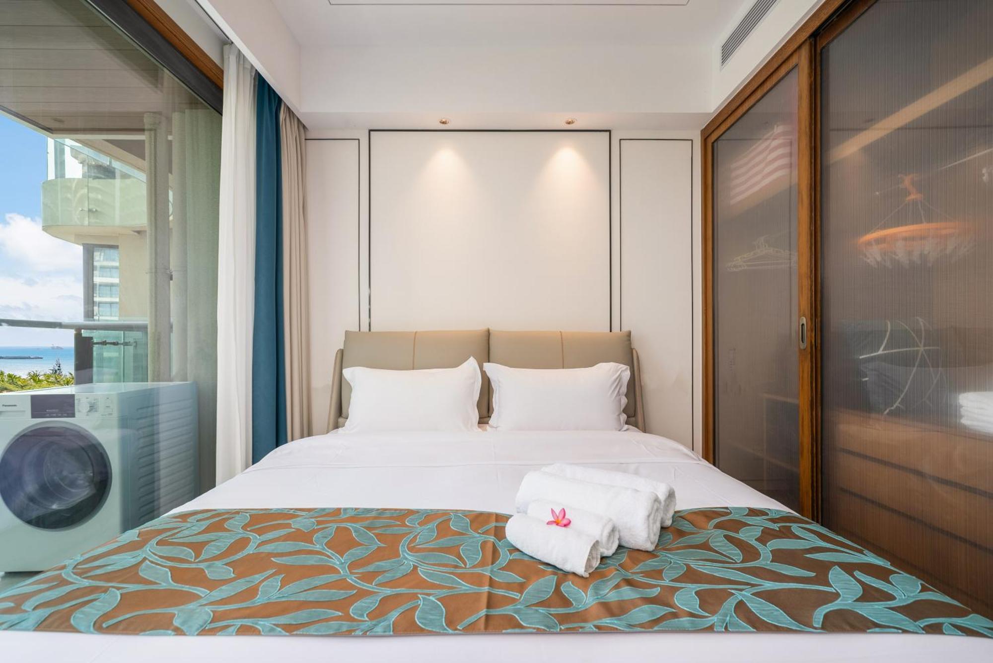 Puhai Sea View Apt By Hailan Tour At Sanya Yazhou Bay#Only 100 Meters To Beach And Sea Swimming Area Zewnętrze zdjęcie