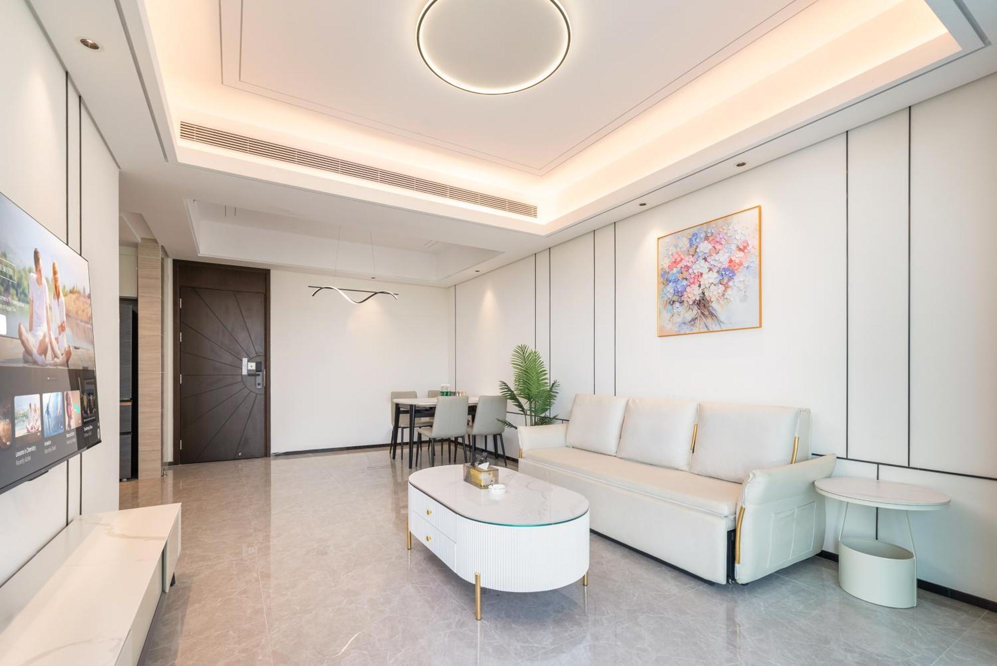 Puhai Sea View Apt By Hailan Tour At Sanya Yazhou Bay#Only 100 Meters To Beach And Sea Swimming Area Zewnętrze zdjęcie