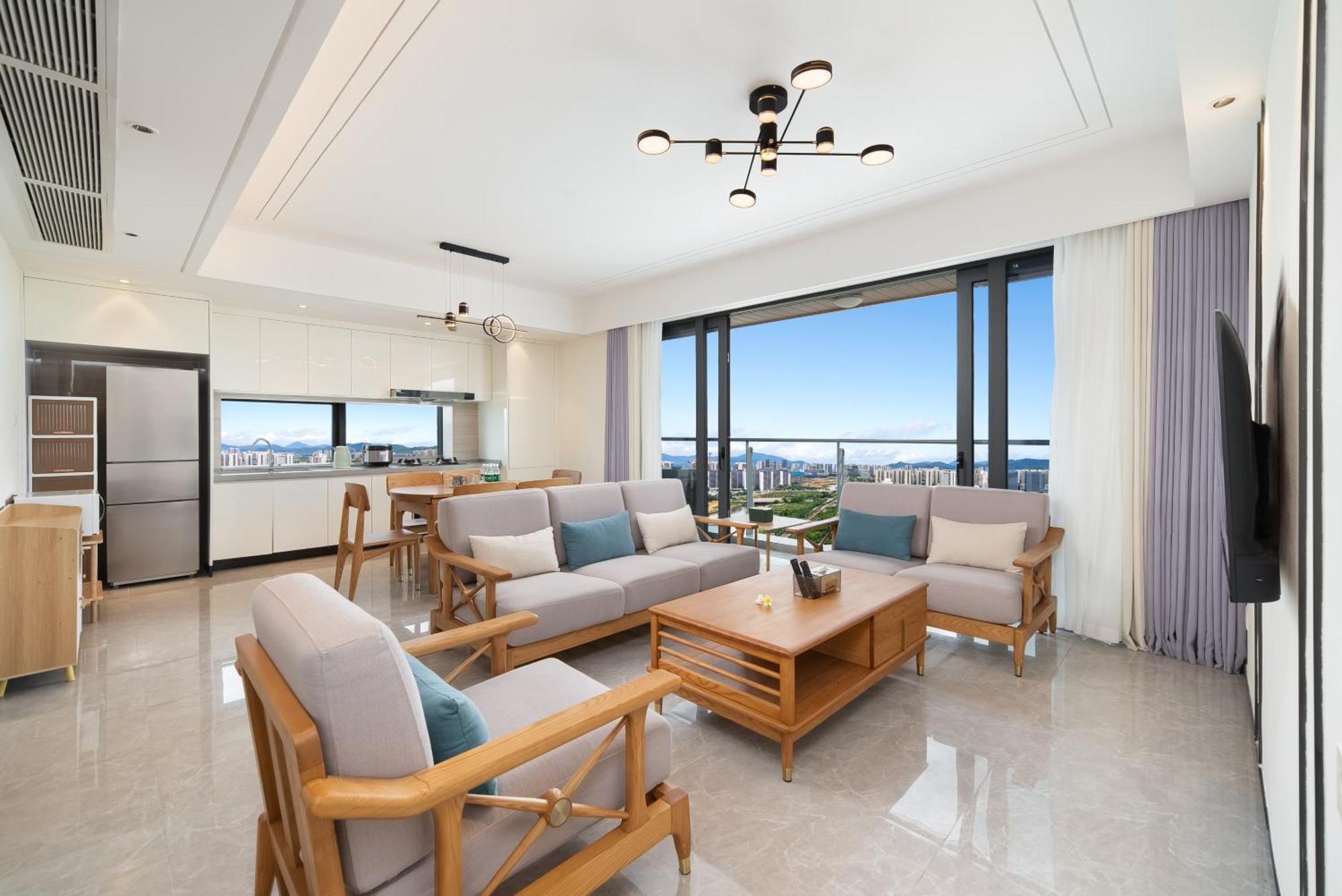 Puhai Sea View Apt By Hailan Tour At Sanya Yazhou Bay#Only 100 Meters To Beach And Sea Swimming Area Zewnętrze zdjęcie