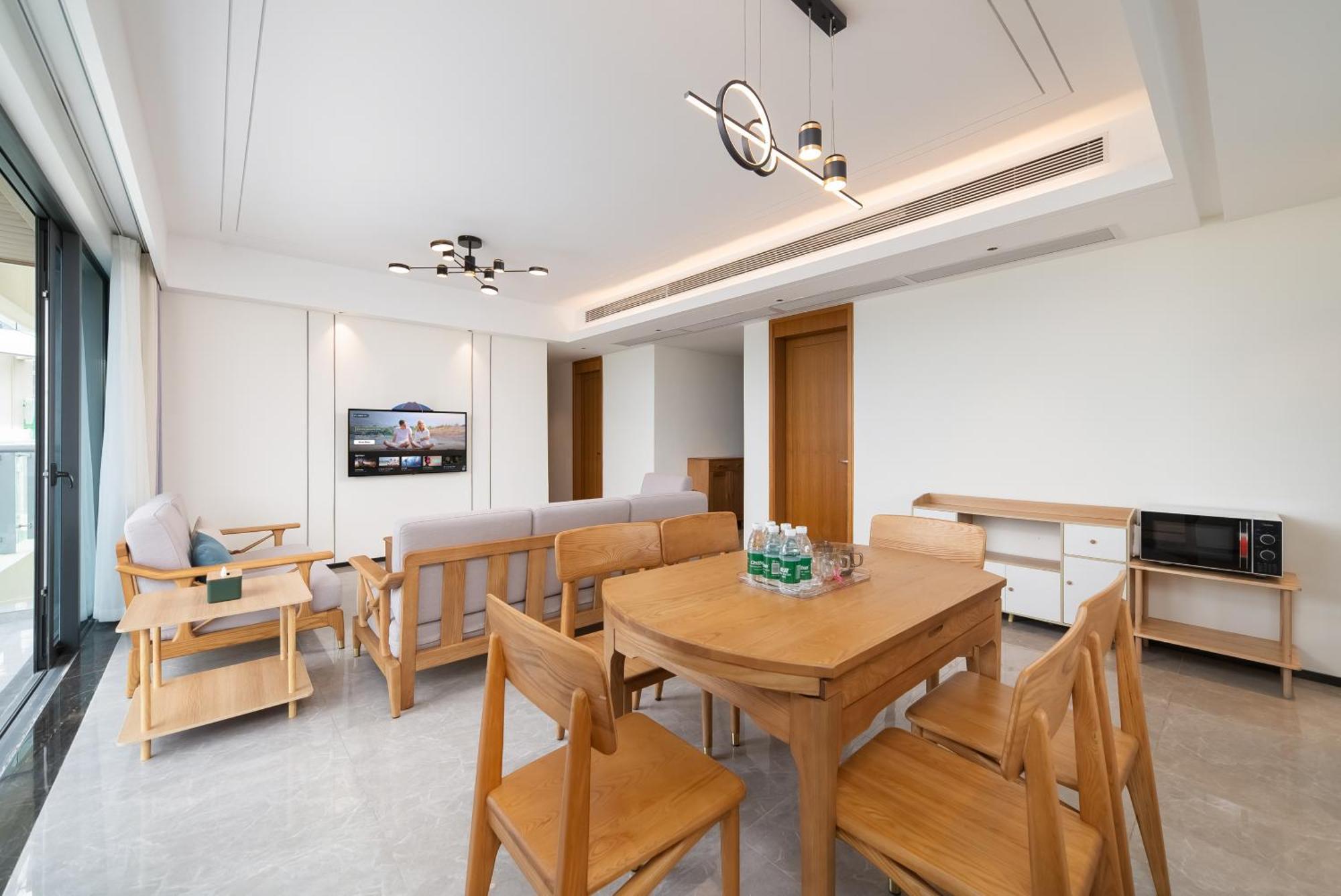 Puhai Sea View Apt By Hailan Tour At Sanya Yazhou Bay#Only 100 Meters To Beach And Sea Swimming Area Zewnętrze zdjęcie