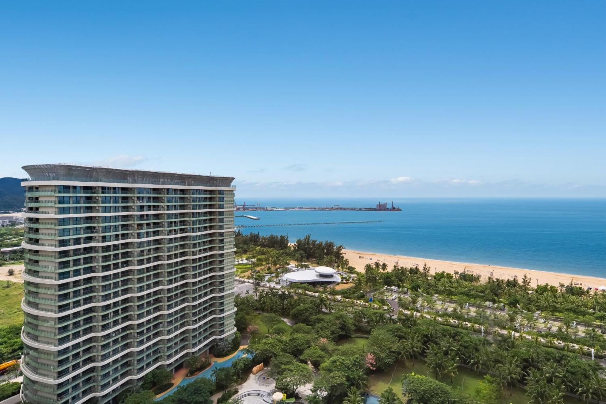 Puhai Sea View Apt By Hailan Tour At Sanya Yazhou Bay#Only 100 Meters To Beach And Sea Swimming Area Zewnętrze zdjęcie