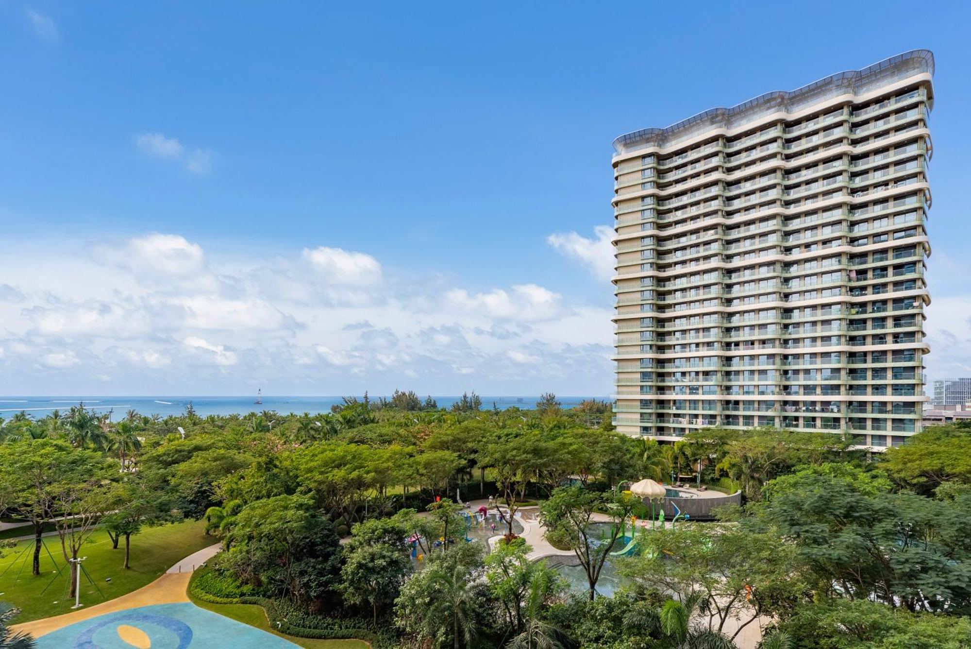Puhai Sea View Apt By Hailan Tour At Sanya Yazhou Bay#Only 100 Meters To Beach And Sea Swimming Area Zewnętrze zdjęcie