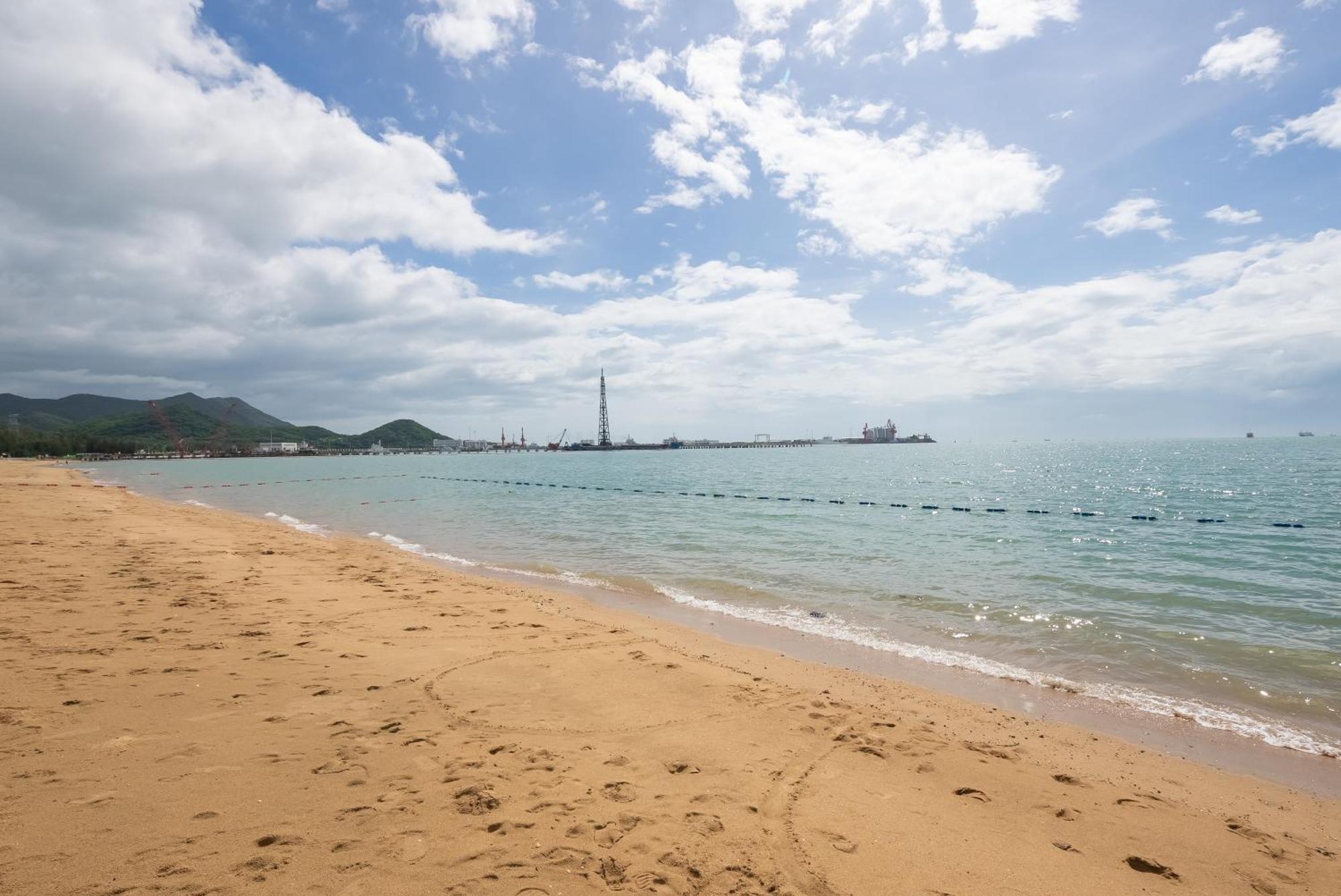 Puhai Sea View Apt By Hailan Tour At Sanya Yazhou Bay#Only 100 Meters To Beach And Sea Swimming Area Zewnętrze zdjęcie
