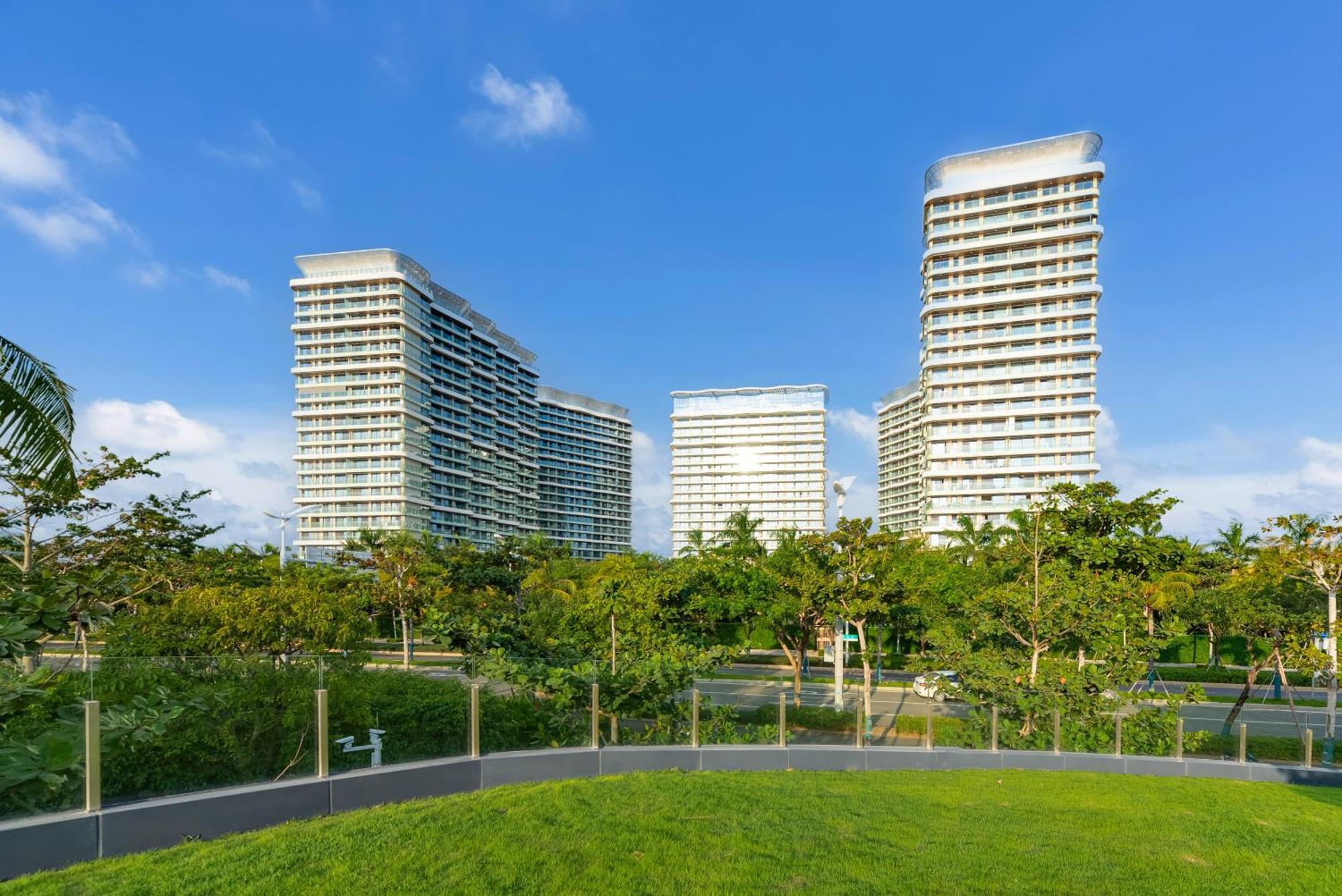 Puhai Sea View Apt By Hailan Tour At Sanya Yazhou Bay#Only 100 Meters To Beach And Sea Swimming Area Zewnętrze zdjęcie