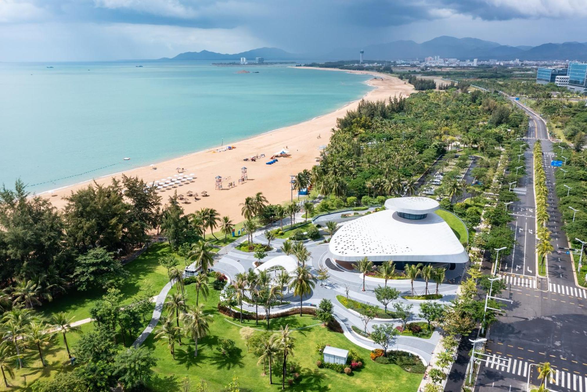 Puhai Sea View Apt By Hailan Tour At Sanya Yazhou Bay#Only 100 Meters To Beach And Sea Swimming Area Zewnętrze zdjęcie