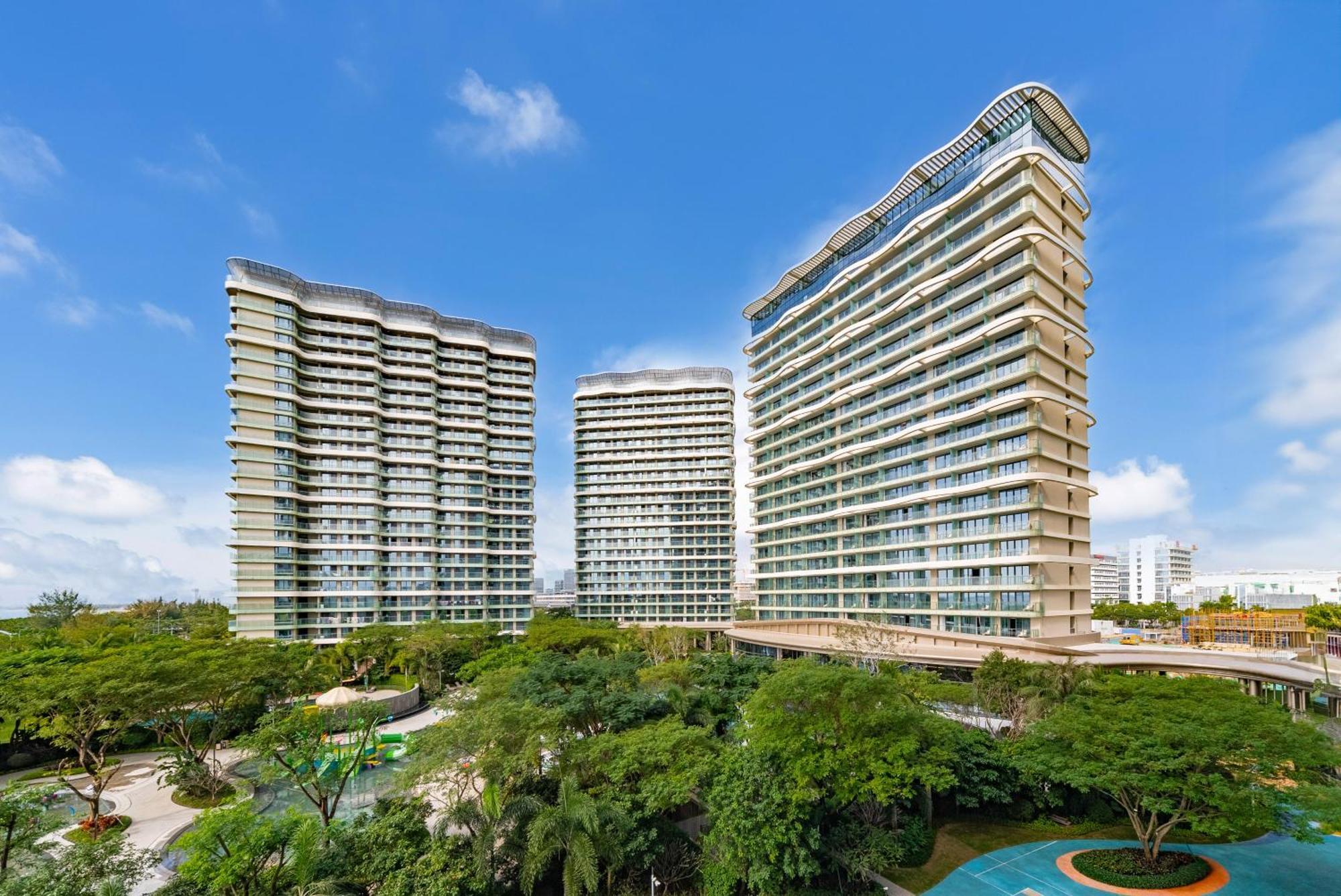 Puhai Sea View Apt By Hailan Tour At Sanya Yazhou Bay#Only 100 Meters To Beach And Sea Swimming Area Zewnętrze zdjęcie