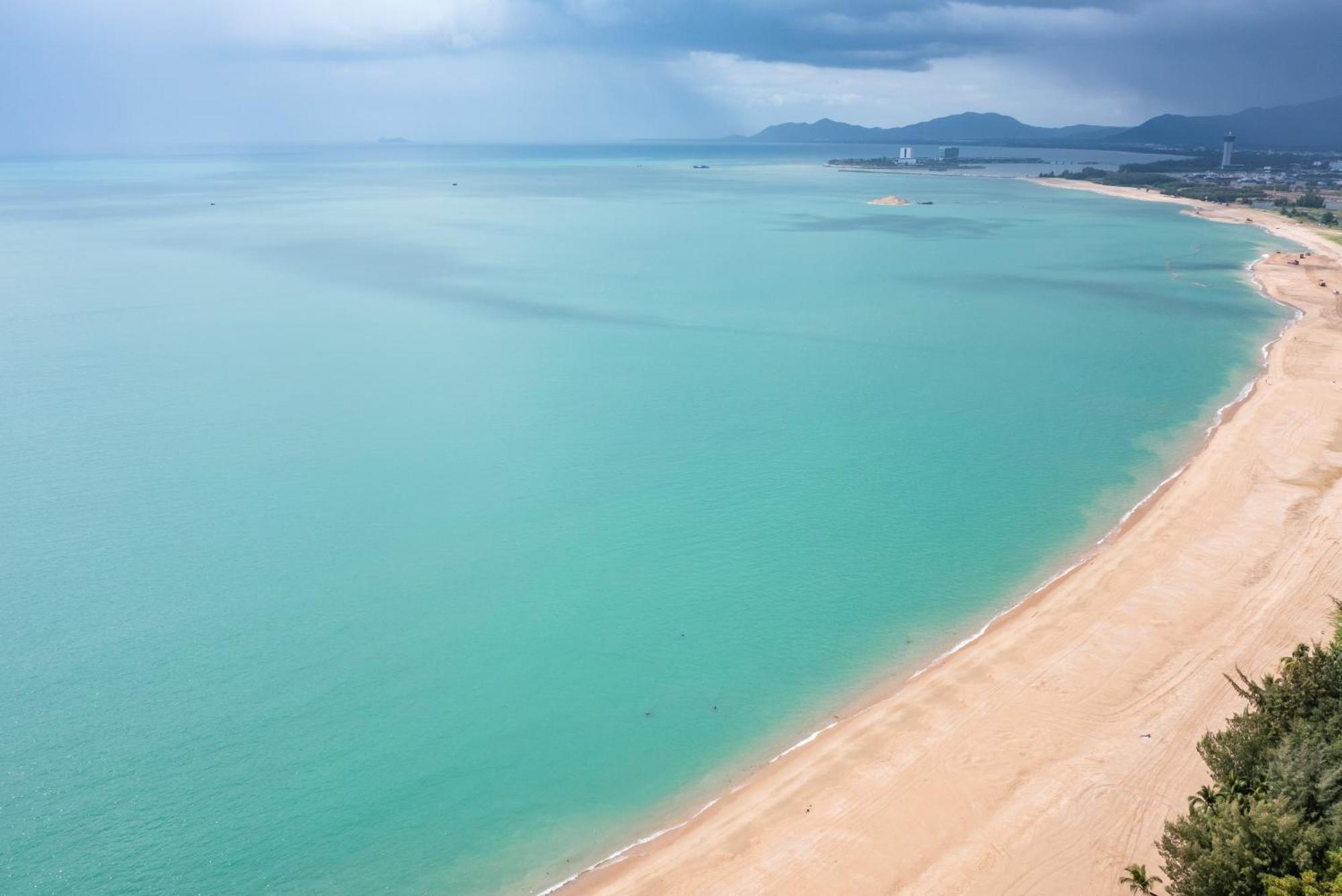 Puhai Sea View Apt By Hailan Tour At Sanya Yazhou Bay#Only 100 Meters To Beach And Sea Swimming Area Zewnętrze zdjęcie